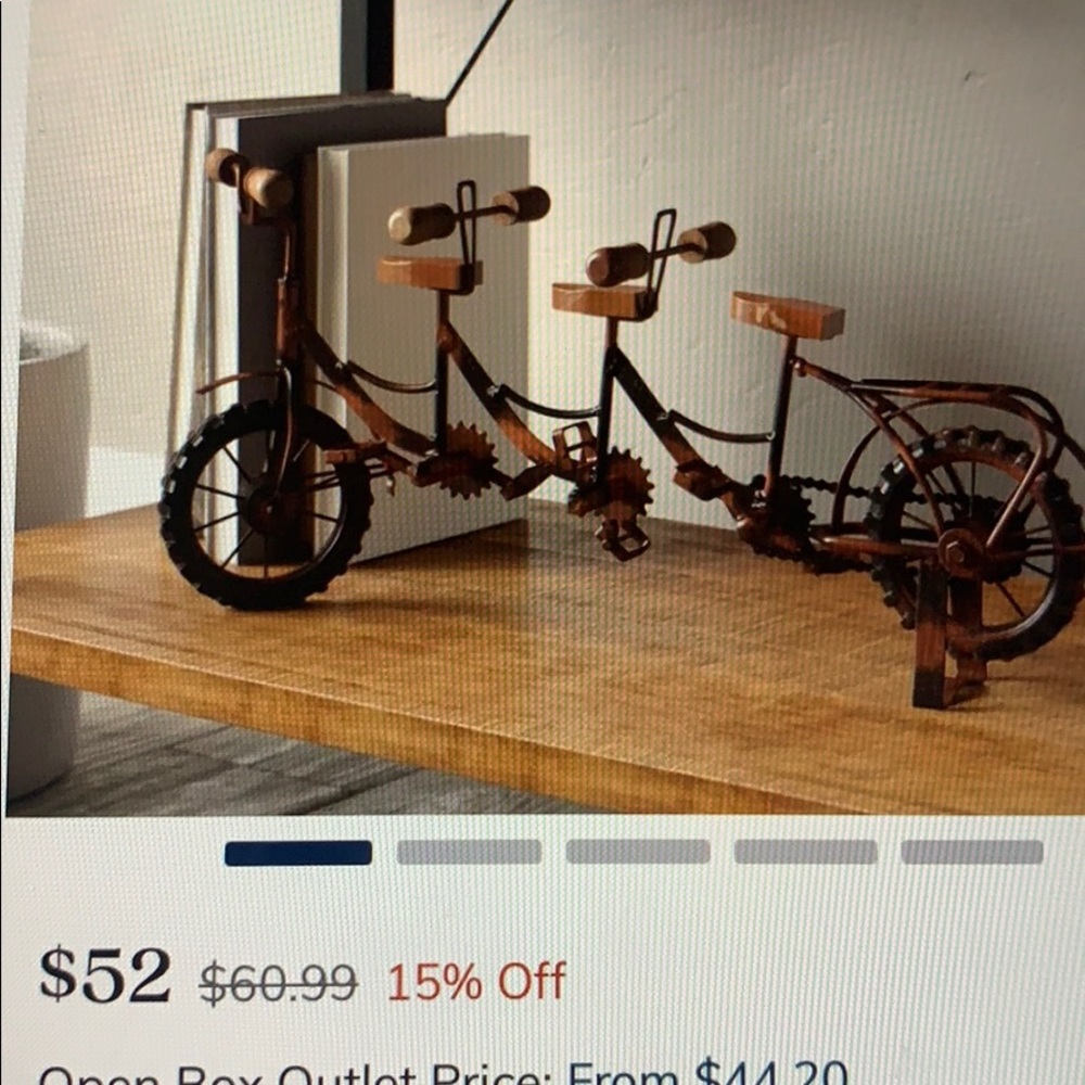 VINTAGE BIKE Triple Seat decor